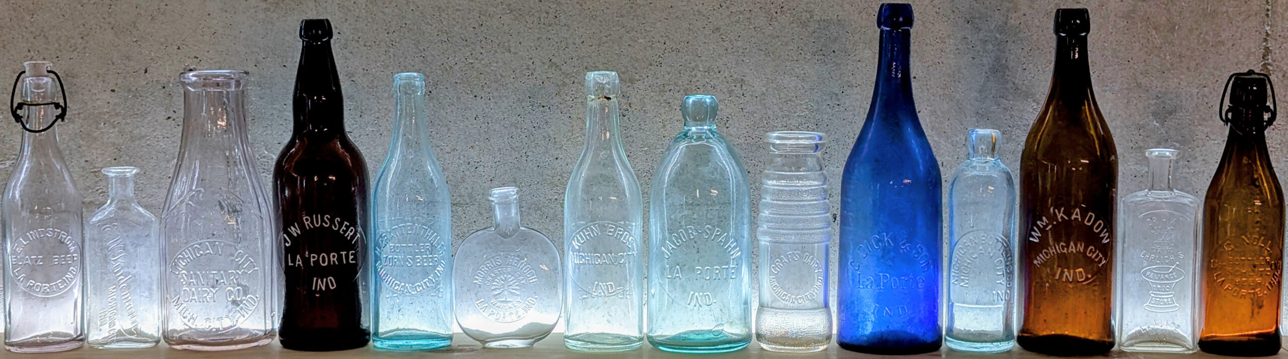 LaPorte County Bottle Banner