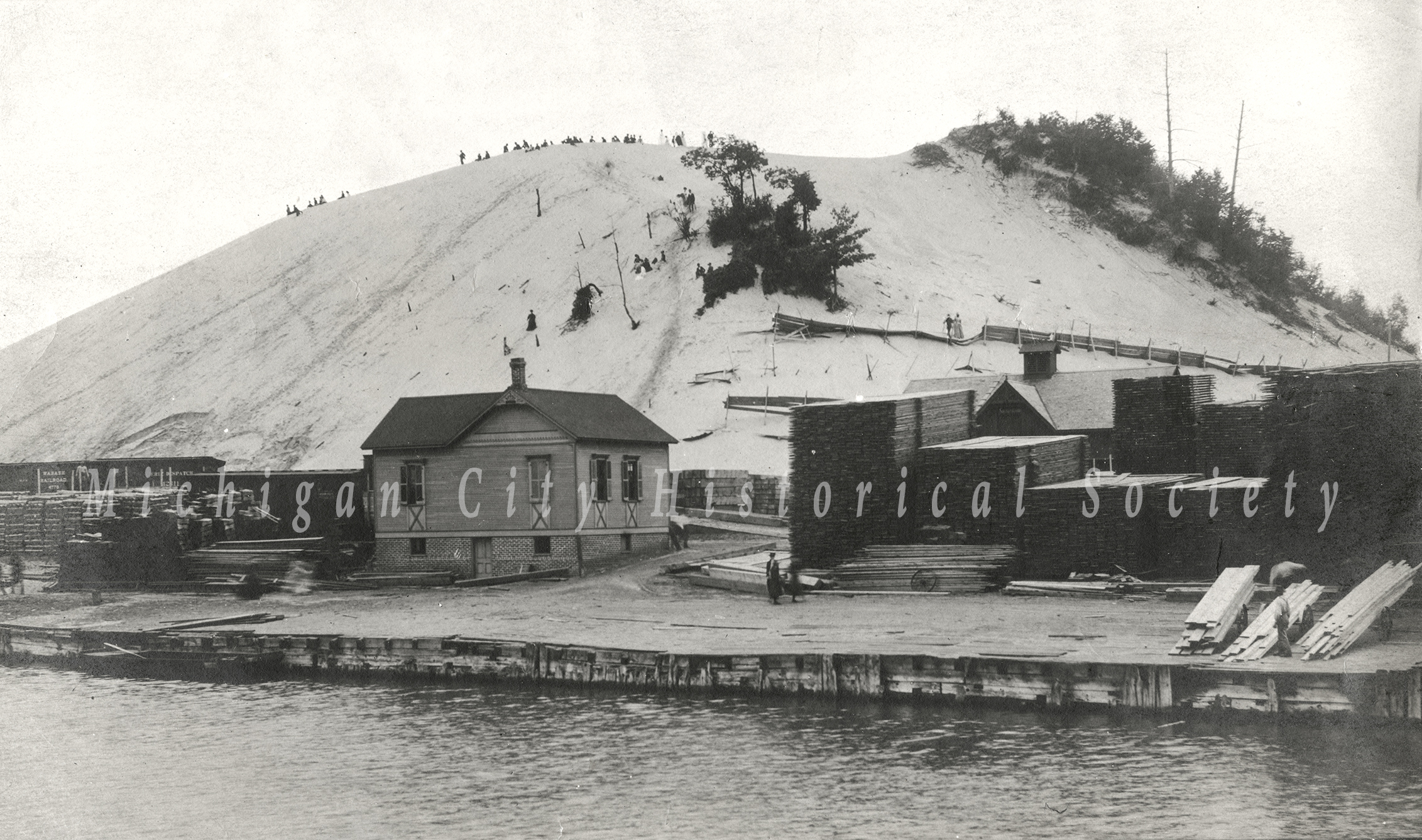 Hoosier Slide, Michigan City (1880s)