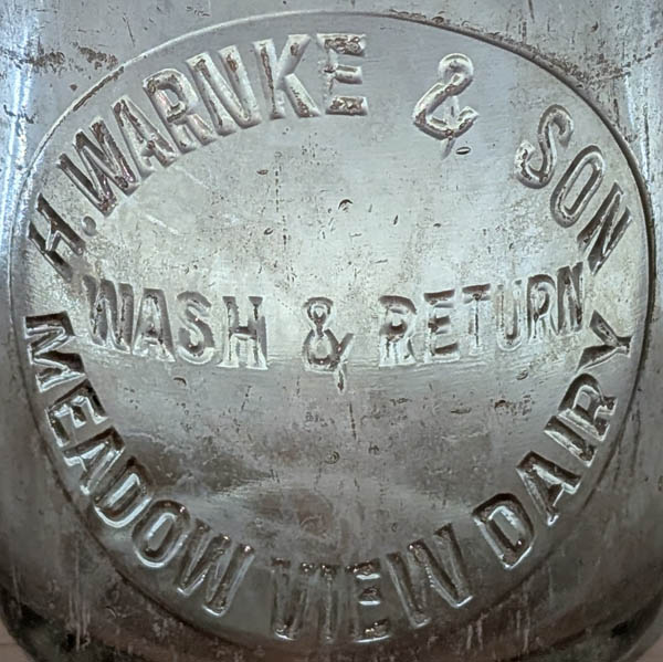 Warnke, H. & Son — Meadow View Dairy — Michigan City, LaPorte County