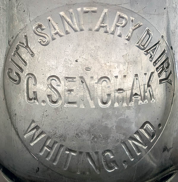 City Sanitary Dairy - G. Senchak - Whiting, Lake County